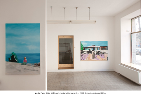 Mario Palm  Lido di Napoli, Installationsansicht, 2012, Galerie Andreas Hhne 